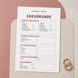 Beglaubt – beglaubigte Übersetzung einer Heiratsurkunde