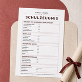 Beglaubt – beglaubigte Übersetzung eines Schulzeugnisses